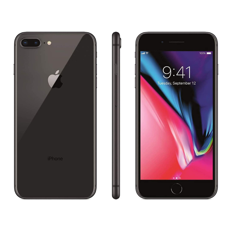 Refurbished Apple iPhone 8 Plus | Space Grey | 64GB | A1864 - 90 Days Warranty