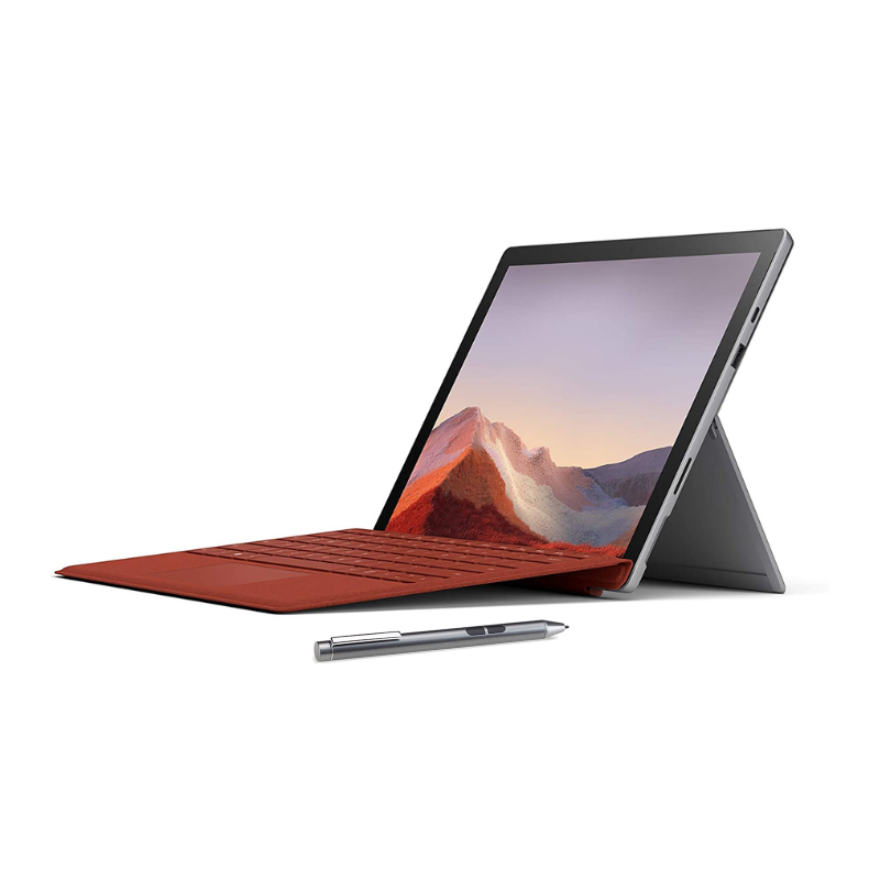 Microsoft Surface Pro 7 - 10th Gen Intel Core i5-1035G4/128SSD/8GB RAM/Windows 11 Pro - 1866 includes Stylus Pen & Keyboard