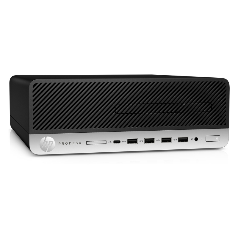 HP Prodesk 600 G5 Small Form Factor Desktop PC- Intel Core i5-9500/256GB SSD+1TB HDD/8GB RAM/DVD-RW/Windows 11 Pro- with Monitor, Keyboard and Mouse