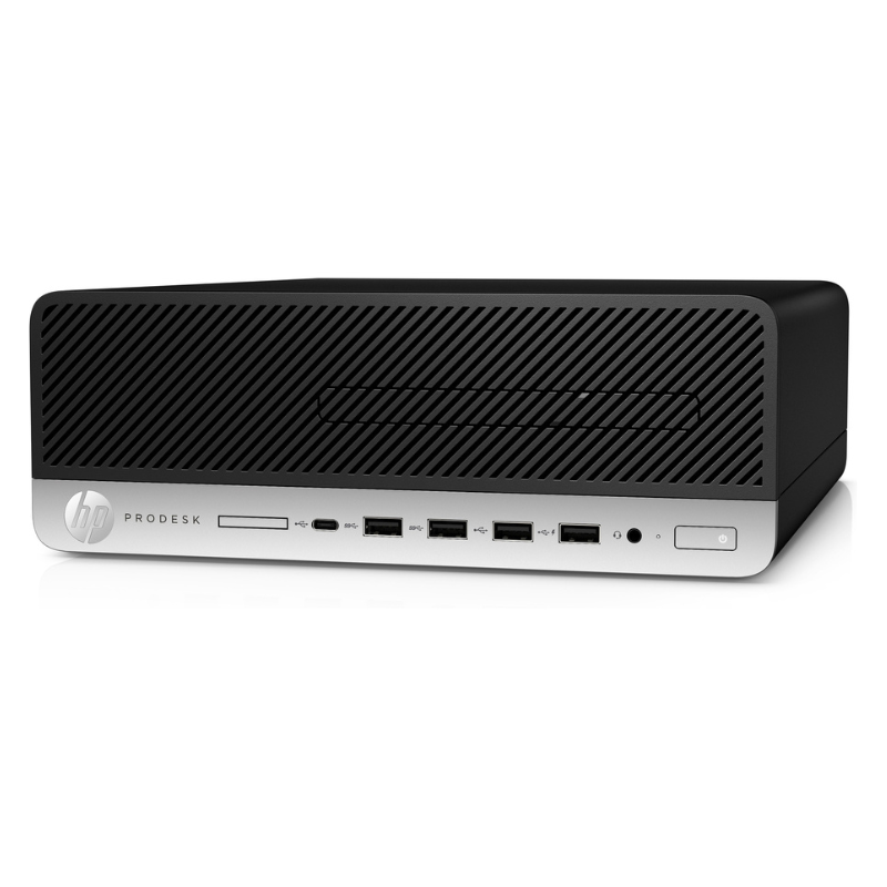 HP Prodesk 600 G5 Small Form Factor Desktop PC- Intel Core i5-8500/256GB SSD+1TB HDD/8GB RAM/DVD-RW/Windows 11 Pro- with Monitor, Keyboard and Mouse