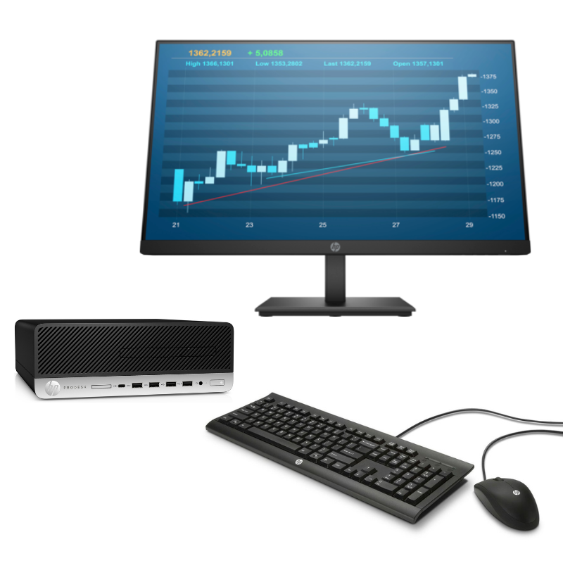 Micro Formactor Desktop HP Prodesk 600 G5 Small Form Factor Desktop PC- Intel Core i5-8500/256 ...