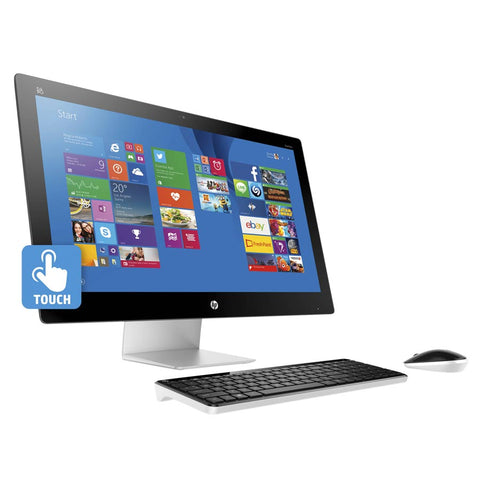 HP Pavilion 23-q018a TouchSmart All-in-One Desktop PC - Intel core i5-4460T/16GB RAM/2TB HDD/Radeon R7/Windows 11-M1P84AA with Mouse & Keyboard