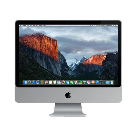 Apple iMac 20" (2009)- Intel Core 2 Duo/320GB SATA HDD/4GB RAM/Nvidia 9400M/OS X El Capitan- A1224