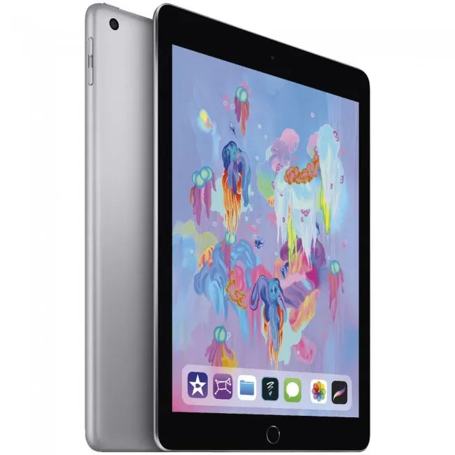 Refurbished APPLE iPad 6th generation 9.7" Wi-Fi Only | Space Grey -128GB | 90 Days Warranty